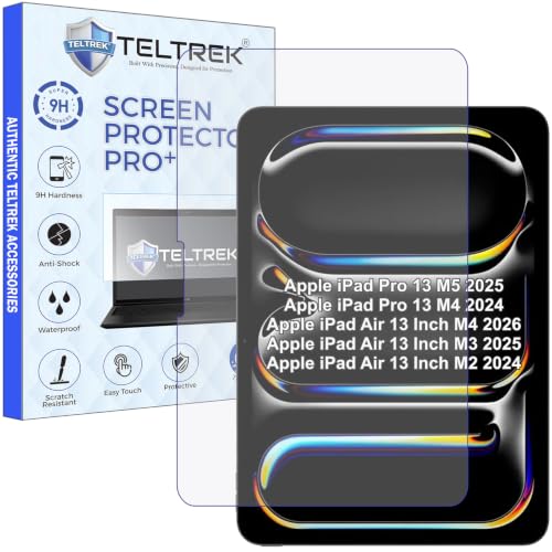Image of Screen Guard Compatible With iPad Pro 13 2025 M5 / 2024 M4 & Apple iPad Air 13 2026 M4 / 2025 M3 / 2024 M2 Tab (13 Inch Tablet) Flexible Fiber Screenguard Not a Tempered Glass Screen Protector