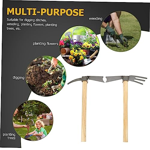 2 herramientas de jardín con mango ergonómico miniatura 4