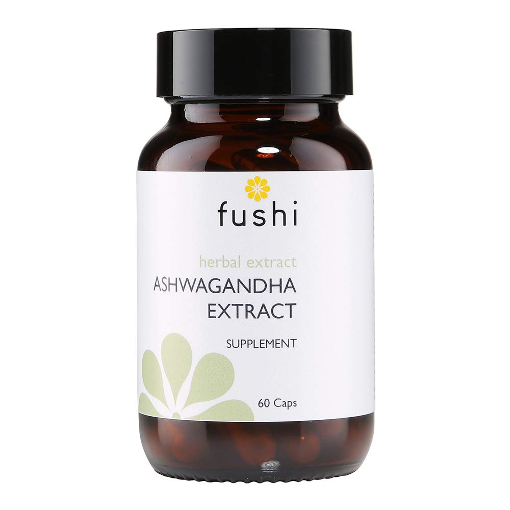 FushiAshwagandha Extract with Vegan MCT Capsules, 60 Caps | Fresh-Ground, High Strength & Wholefood | Min 5% Withanoloids | Uplifting & Nourishing | 100% Plant Based Formulation |Vegan,Made in the UK