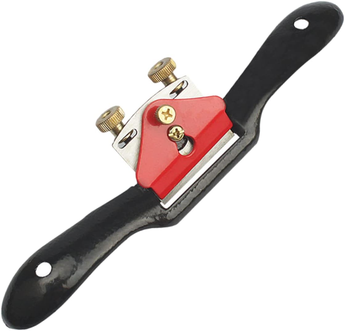 Uonlytech Adjustable Large Wood Planer Hand Plane with High Grade Blades Woodworking Tool for Chamfering Edge Trimming and Fine Planing in DIY Carpentry