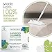 NatureZway Bamboo Floor Wipes|20 Wipes|Natural Bamboo Rayon|Soft and Durable|Works on Wood,Laminate,Tile|Compatible with Most Floor Cleaning Tools|Environmentally Friendly Product|Single