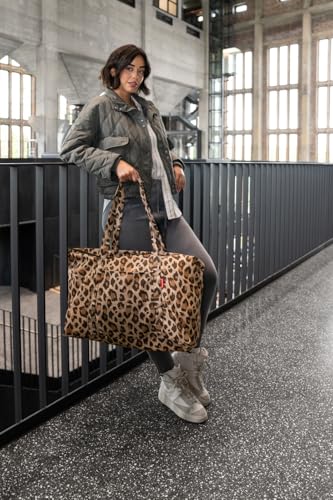 reisenthel mini maxi travelbag leo macchiato - faltbare Reisetasche, praktisch und kompakt, sehr leicht und widerstandsfähig