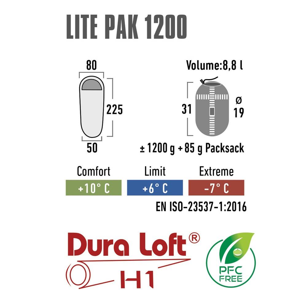 High Peak Śpiwór Lite Pak 1200 | 23263