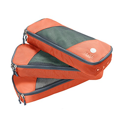 EEZEE Organizador y Sistema de Almacenamiento Ligero de la Ropa, Bolso del Recorrido o Bolso del lavadero con Sistema Doble de la Capa de la PU de Ripstop de 3 (pequeño)