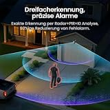 aosu T2 Ultra 4K Security Cameras Wireless Outdoor Solar, 4 Cam Kit & aosuBase 2.0, Smart Home Security System with TrueColor Night Vision, AI Recognition & 360°Tracking,Expandable 1TB Local Storage - 8