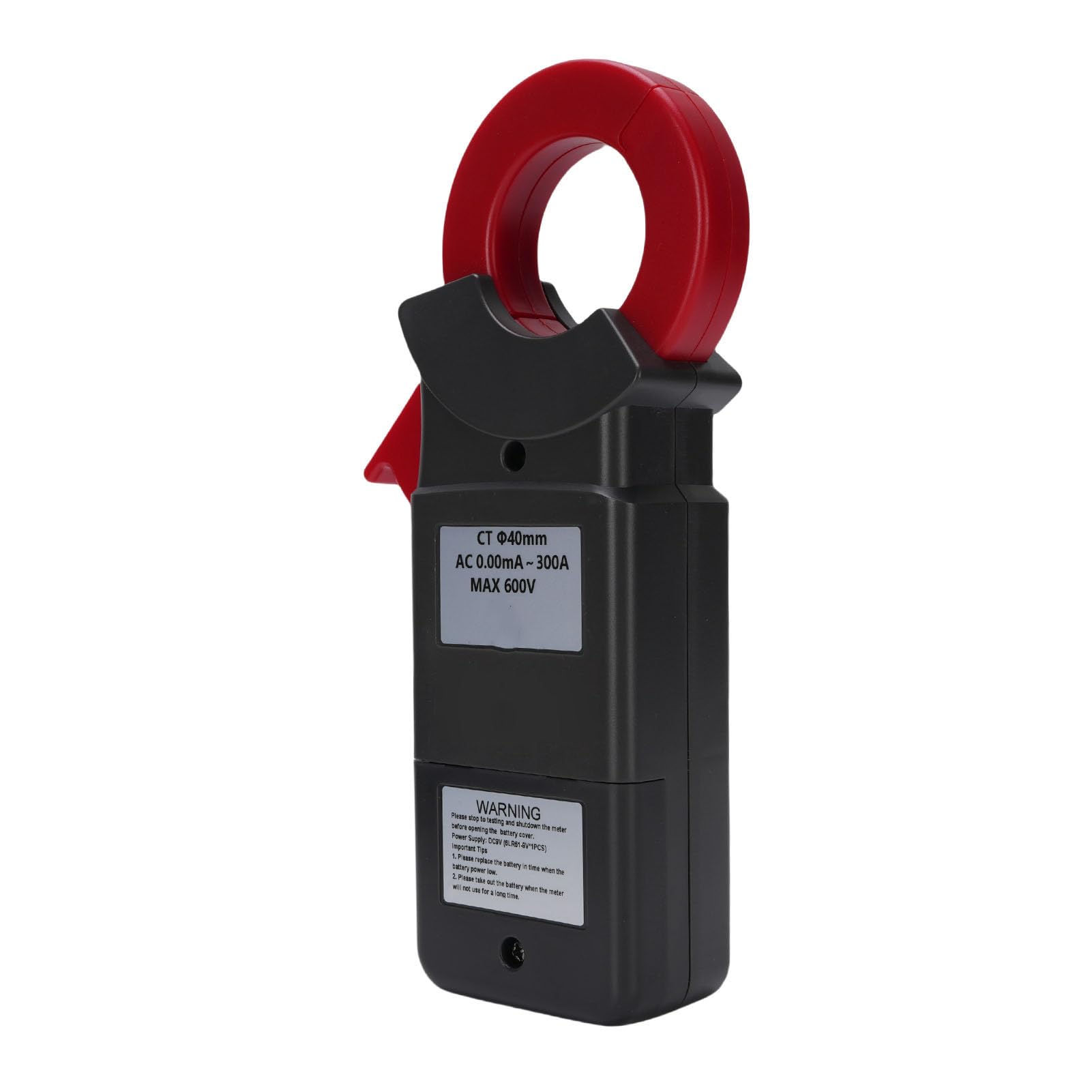 Pinza Amperimétrica de Corriente de Fuga de CA Compacta y Precisa para Medición de Potencia Industrial Diámetro de Mandíbula de 1,57 Pulgadas