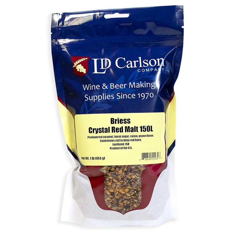 Briess CRYSTAL RED MALT 1LB 150L Tambor Toasted Caramel Malt