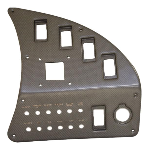 Rinker Boat Blank Switch Panel 73633 | 262 Captiva Gray Gold