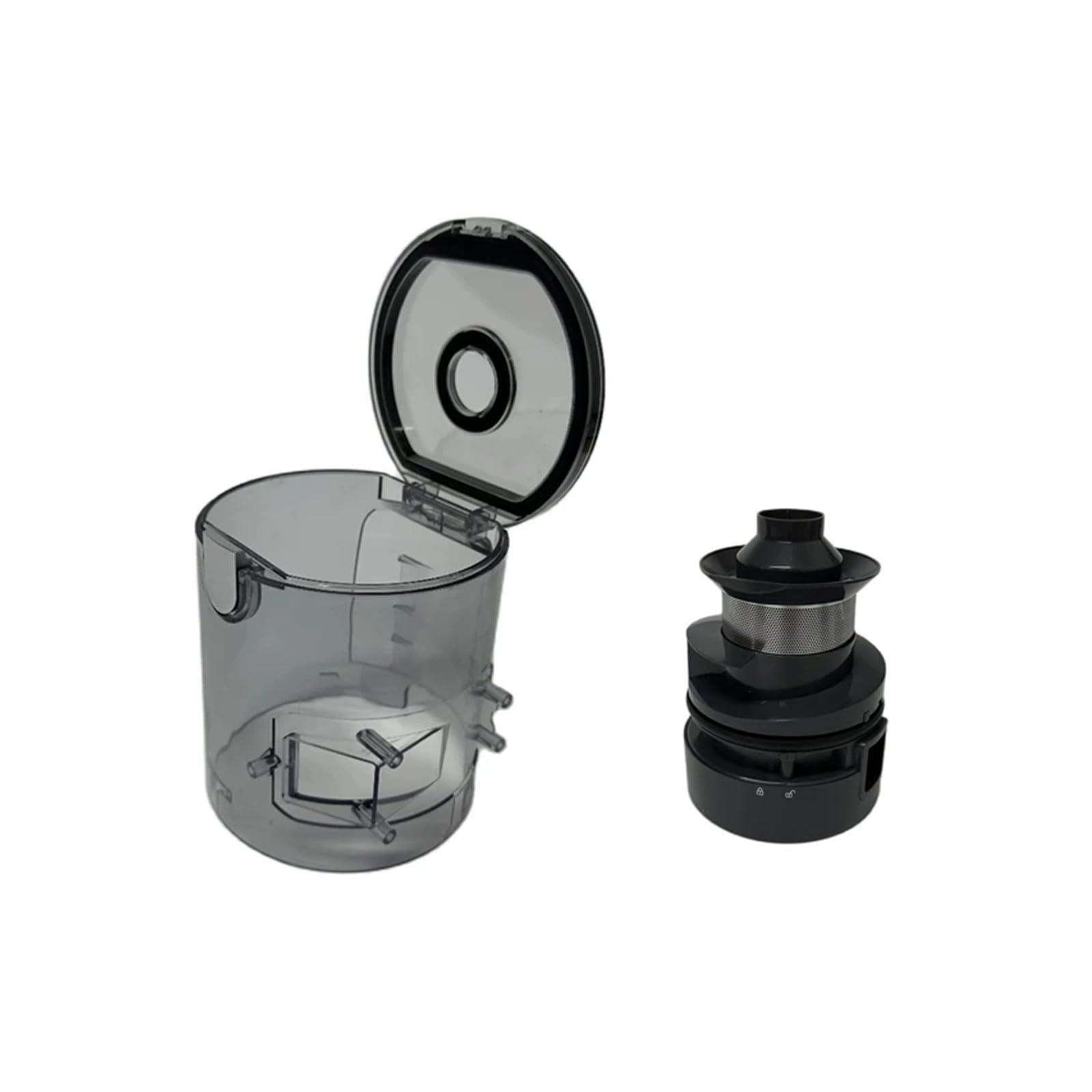 Accessories Dust Cup Box Container Cyclone Spare Parts，Compatible for H8 Flex Handheld Vacuum Cleaner(Dust Cup and Cyclone)