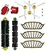 Accessori Ricambio TEKLiNe Compatibile per iRobot Roomba 500 Aspirapolvere Serie, Ricambio Accessorio Robot Serie 500 Senza Fili Spazzole Laterali Filtri Hepa Rulli Estrattore Sostituzione