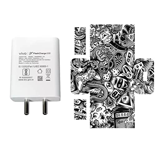 Image of AtOdds - Compatible for Vivo Flash Charger (44W) - Charger /Adapter Skin Wrap (Graffiti39)