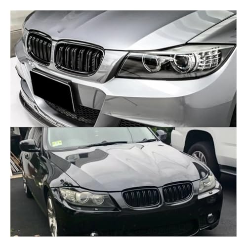Rejilla de parachoques delantero para Serie 3 E90 E91 LCi 2009-2013 1 Par 6