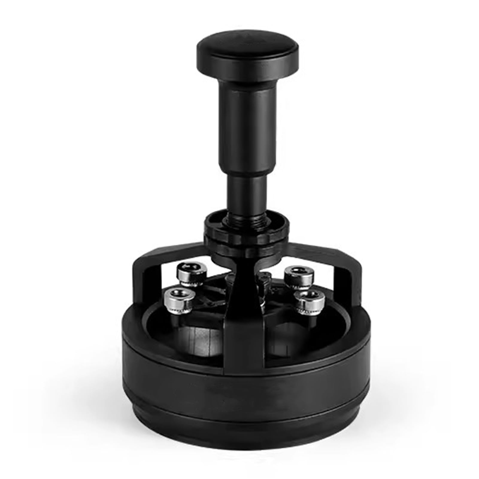 SICWEDIM 58MM Espresso Distributor Tool, 14 X 0.25mm Needle Coffee Stirrer, Adjustable Depth, Duplex Bearing, with Base, Espresso Portafilter Accessories