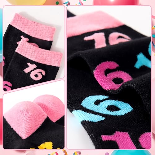 Belloxis 16 Geburtstag Mädchen Geschenke für Jährige Geschenk 16 Jahre Mädchen Geburtstag Jahre Socken Damen 35-38 Baumwolle Socken Geschenke zum