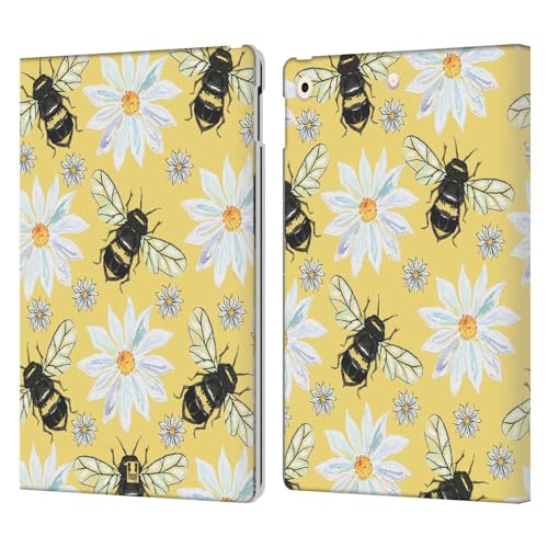 Coque iPad 10.2 cuir motif abeilles design original pour emporter votre tablette au quotidien
