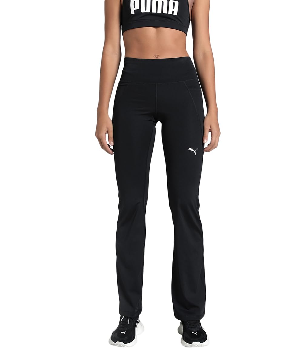 PUMA W TAD Essential HW Bootcut Pant, Pantaloni Lavorati a Maglia Unisex - Adulto, PUMA Black, XS