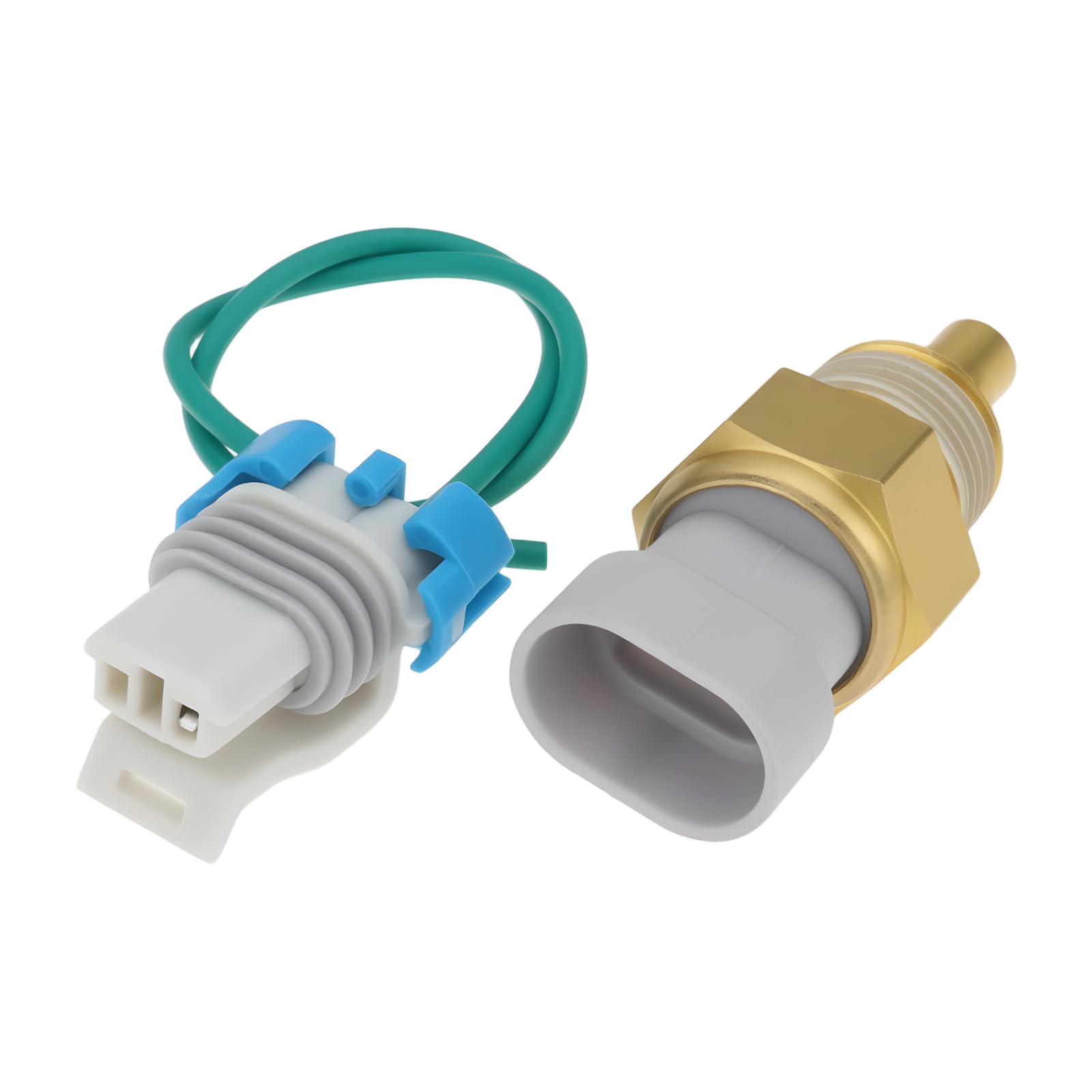 sg store engine coolant temperature sensor with connector pigtail harness compatible with gm vehicles 213-77 25037332 replacement