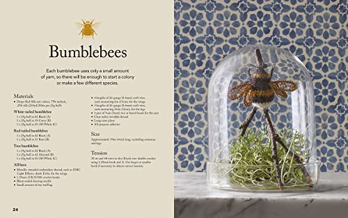 Crocheted Bees, Bugs & Butterflies