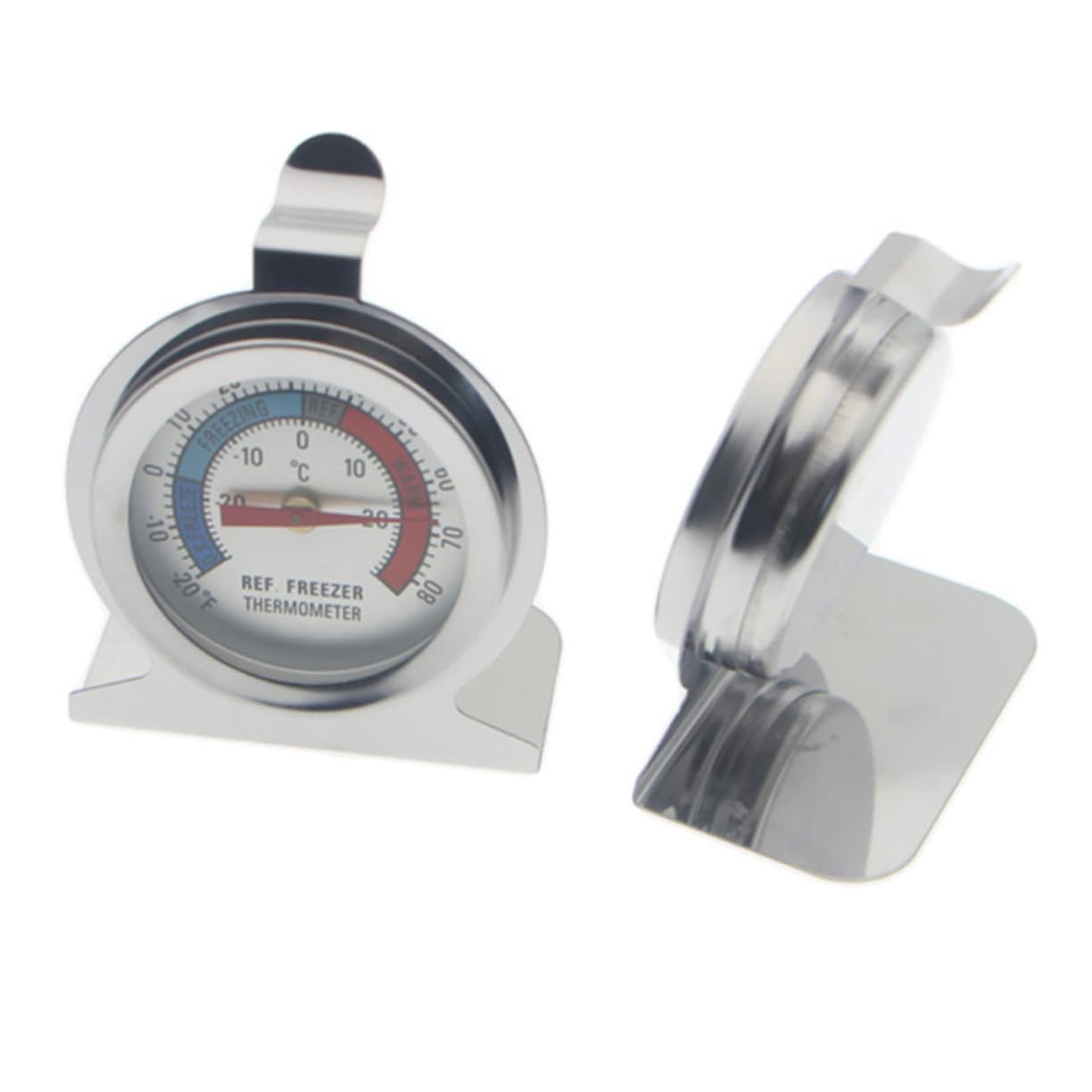 Toddmomy 6stücke Kühlschranktermometer Edelstahl-temperaturanzeige Für Gefrierschrank Und Kühlschrank Langlebiges Kühlschrankthermometer Ohne Papierverpackung