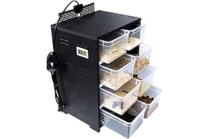 8PCS Snake Racks Reptile Feeding Box Animal Habitat