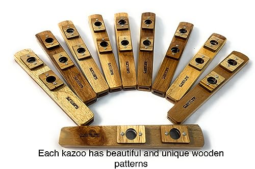 Image of Sweet Lime Professional Wooden (Giant) Kazoo (with 4 extra membranes) Made in India. Easy to play, best in Sound.