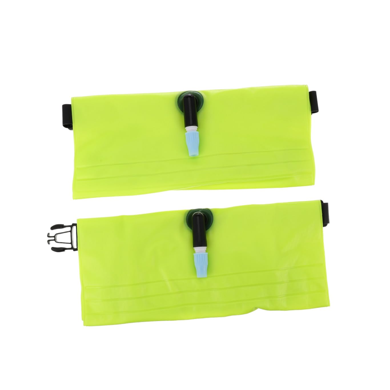 Milisten 2 Stück Aufblasbare Schwimmbojen und Schwimmtaschen aus PVC Leicht und Tragbar für Outdoor und Schwimmen Praktisches Schwimmzubehör für Sicheres Wassererlebnis