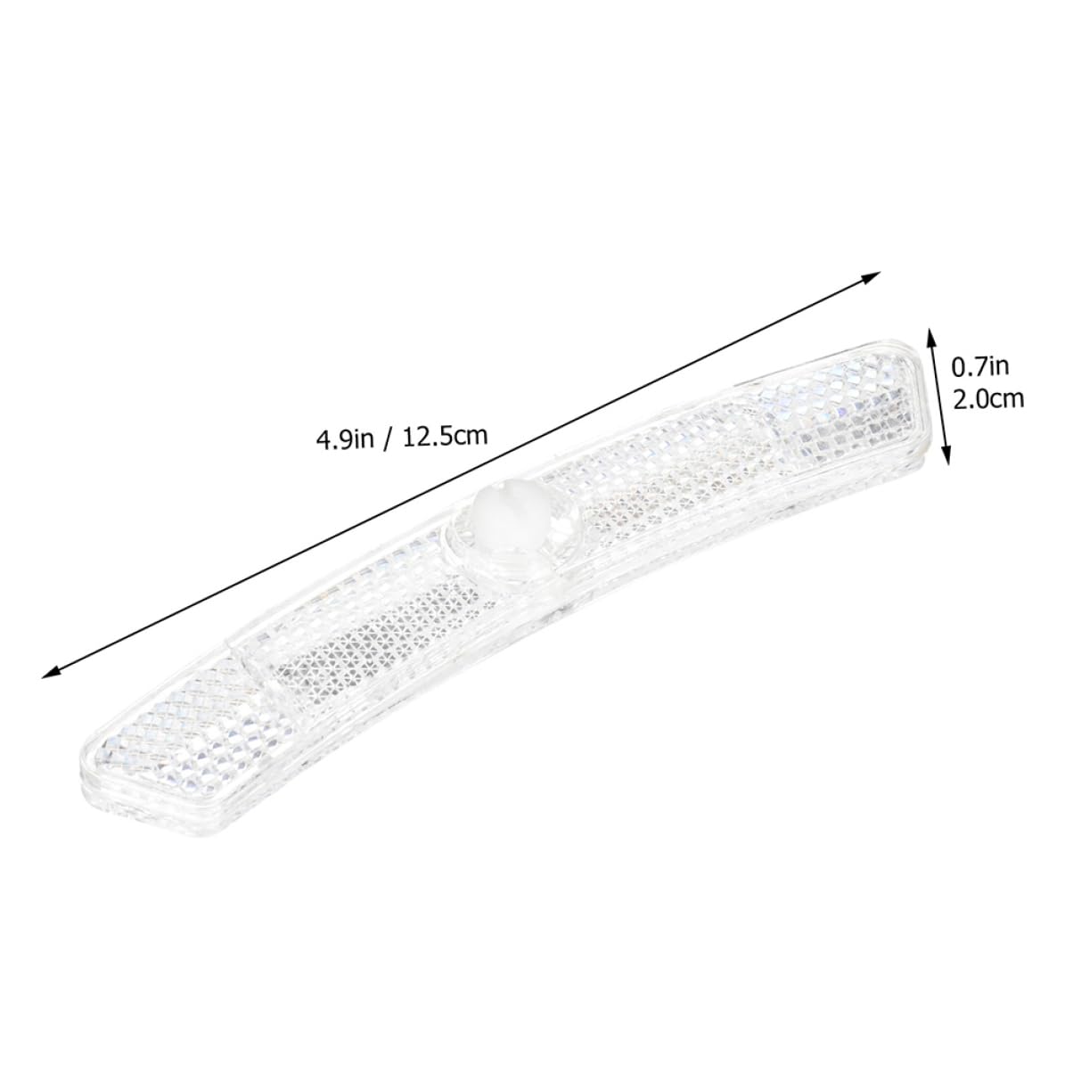 Mikikit 10Pcs Bike Spoke Reflectors High Visibility Safety Reflectors for Night Riding Convenient Wheel Reflectors for Mountain and Road Bikes Lightweight and Easy to Install