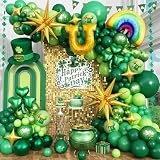 170PCS St. Patrick's Day Balloon Arch Garland Kit...