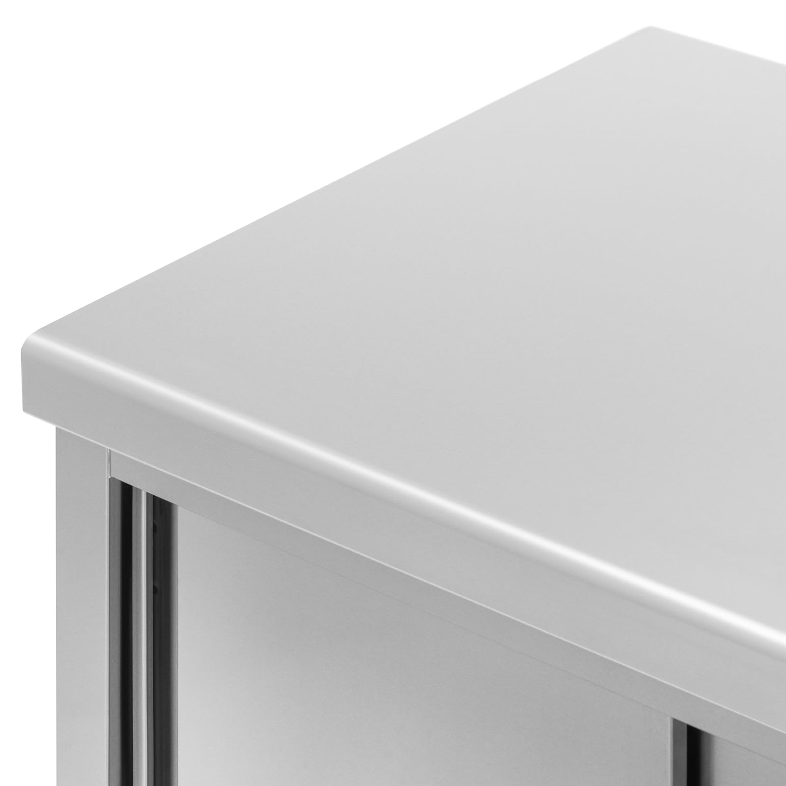 Royal Catering Mueble neutro de acero inoxidable con pasaplatos ECO 180 x 70 cm 500 kg Armario pasaplatos Armario de acero inoxidable Mueble de acero inoxidable Mueble neutro de hostelería