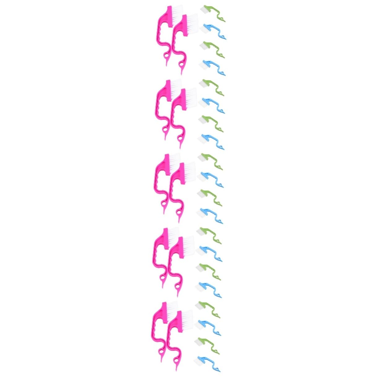 MAGICLULU 30 Pièces Brosse de Nettoyage de vitres Nettoyage pour la Maison Gommage pour Le Nettoyage Brosse pour Le Nettoyage Outil de Nettoyage de rainure Brosse à récurer Abdos