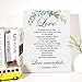 Christian Canvas Wall Art Love is Patient Love is Kind 1 Corinthians 13:4-8 Canvas Print Positive Scripture Canvas Painting Home Bedroom Wall Decor Framed Wedding Gift 12x15 Inch