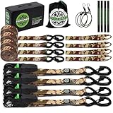 Correas de trinquete automáticas (4 unidades),correas de trinquete retráctiles para