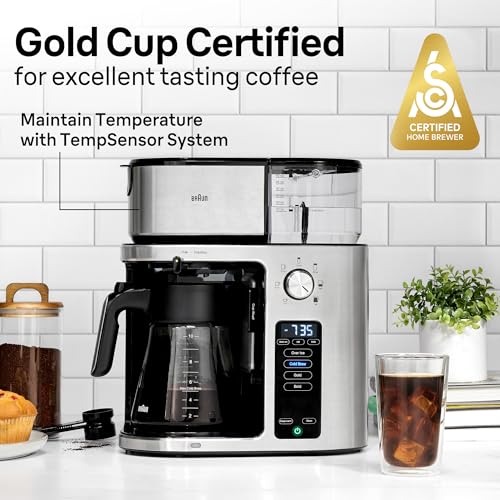 Braun MultiServe Plus 10-Cup Drip Coffee Maker - Hot & Cold Multi-Serve Brewer with Programmable Timer and Auto Start, Over Ice Function, Stainless Steel & Pod-Free Design, KF9270SI - image 6