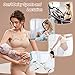 JAMRID 5 Pack Maternity Nursing Bras for Breastfeeding Seamless Hands Free Pumping Nursing Maternity Bra Bralette Underwear for Pregnancy (Black+Grey+Beige+Dusty Blue+Purplebean, L)