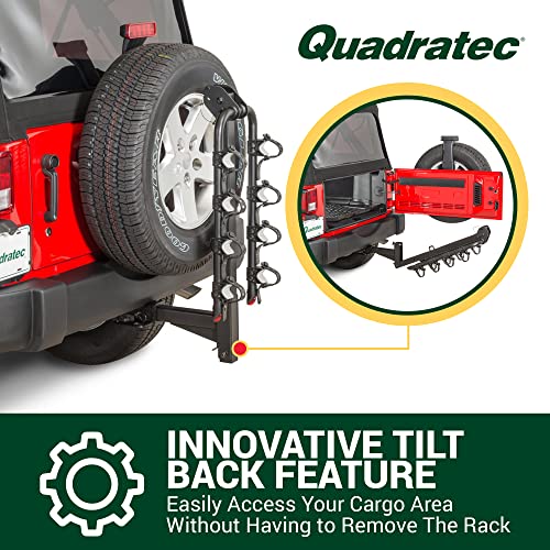 Quadratec 92034-1001 Heavy Duty Steel 4 Bike Rack Hitch Mount thumb #2