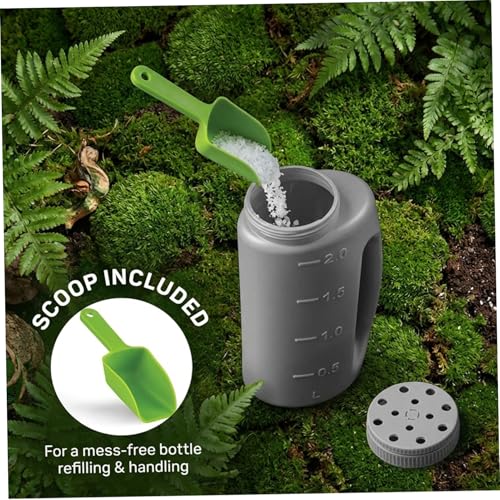 Esparcidor manual ajustable para semillas y fertilizante miniatura 6