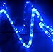 Izzy Creation 10.6FT Blue LED Flexible Rope Lights Kit, Indoor/Outdoor Lighting, Waterproof Connectable 120V Plug-in, Home, Garden, Patio, Shop Windows, Christmas, New Year, Wedding, Party, Event