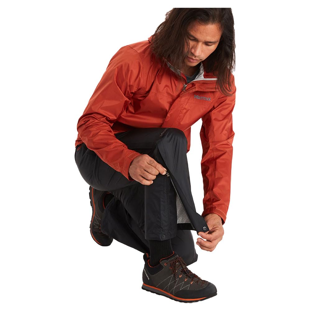 Marmot Herren wasserdichte Regenhose, Winddichte Wanderhose, atmungsaktive Regenkleidung zum Wandern und Trekking Precip Eco Full Zip Pant