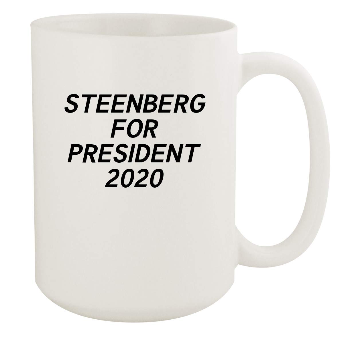 Steenberg For President 2024 - Ceramic 15oz White Mug, White