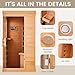 BNEHS 1 Person Infrared Sauna, Full Spectrum Mini Sauna for Home, Indoor Dry Sauna with 4 Heater Panels, Bluetooth Speaker, Tempered Glass Door, Compact and Easy to Use, 110V