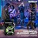 RISEBASS Portable Wireless Bluetooth for iPhone, Android, iPod and More - Rechargeable Bluetooth Speaker for Kids & Adults - Mini Speaker with Party Lights, for Hiking, Camping, Picnic and Boating
