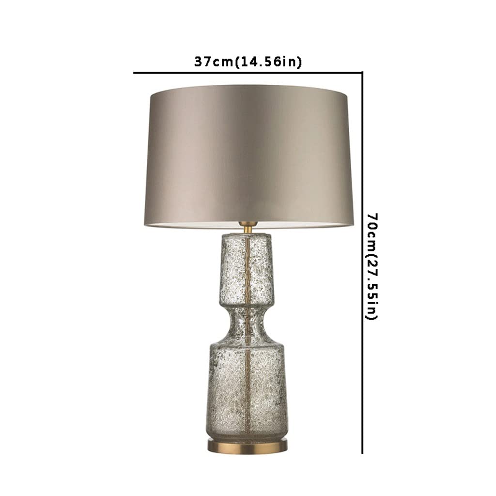 Luce da Scrivania Luce per la Lettura Lampada da comodino in vetro moderno Fashion Soggiorno Camera da letto Decorative Desk Lamp Study Desk Desk Lamp Lampade per Comodini(B)