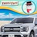 Tenna Tops Limited Edition Frosty Snowman Black Hat Car Decor Antenna Topper Auto Accessory - Fits Thin Style Antenna