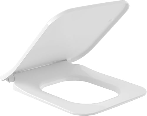 Miniatura 2 de Villeroy & Boch 9 M79S101 - Asiento de inodoro delgado Ventic Ello 9 M79 17.874 x 1.929 x 14.921 in, color blanco alpino
