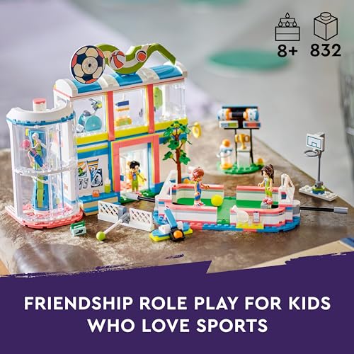 Image of LEGO Friends Sports Center 41744 Building Toy Set for Kids Ages 8+ Who Love Sports, Building and Role Play