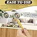 2 Packs Pivot Adjustment Wrench for Sliding Door Hanger, Bi-Fold Closet Door Pivot Adjustment Tool, Pivot Folding Door Adjustment Pocket Wrench, 3 Inch Length