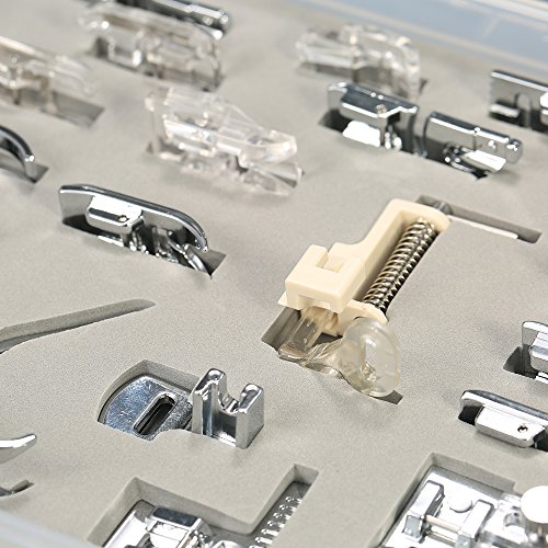 Set Profesional de 42 Pies Prensatelas para Máquina de Coser miniatura 4