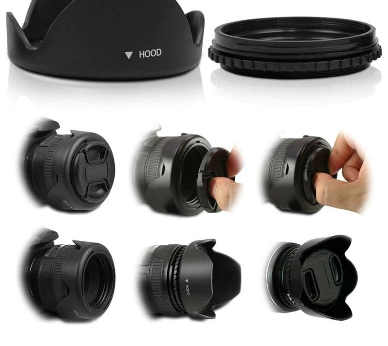 Canon Lens Hood Collapsible Rubber Lens Hood For Nikon COOLPIX