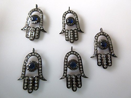 1 PC a forma di mano di Fatima in argento Sterling...