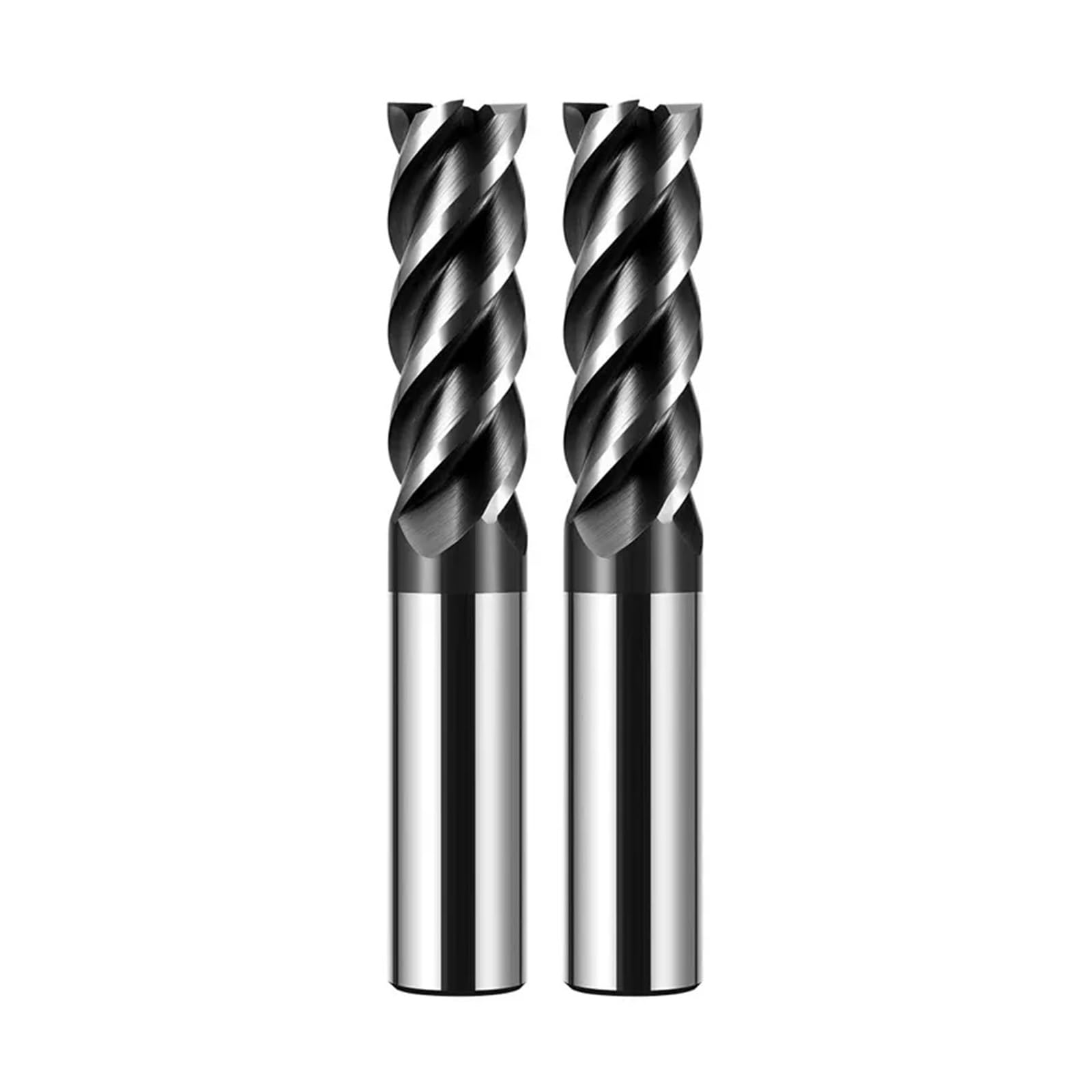 Frezy HRC66 Frez węglikowy ze stali wolframowej 4 rowki 4 mm 6 mm 8 mm 10 mm 12 16 18 200 mm narzędzia do frezowania i cięcia metali (2 szt., 16 x 45 x 16Dx100)